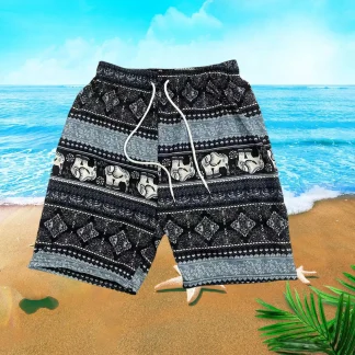 Men's Boho Print Swim Shorts